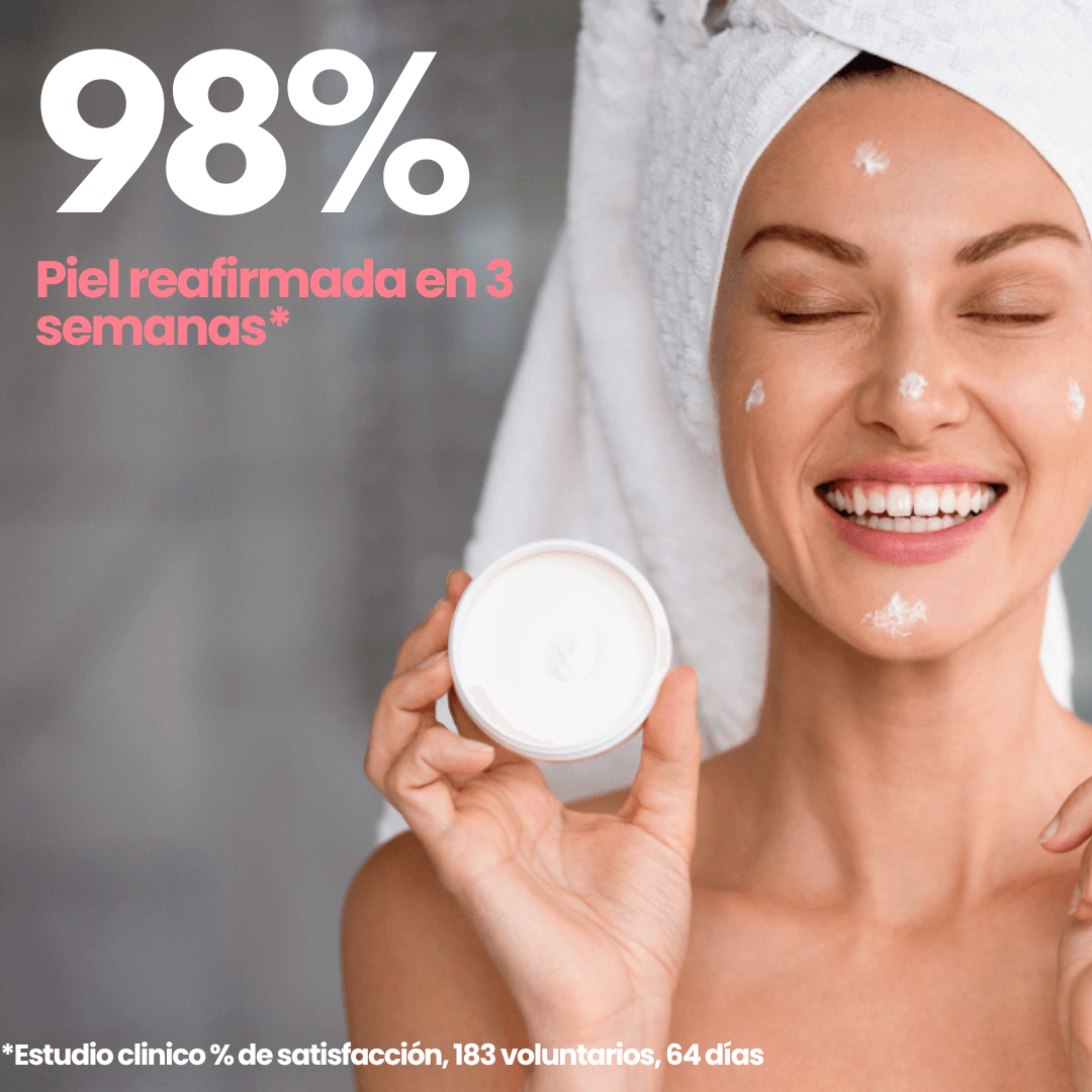 Masajeador de cara, cuello y papada con vibración y LED