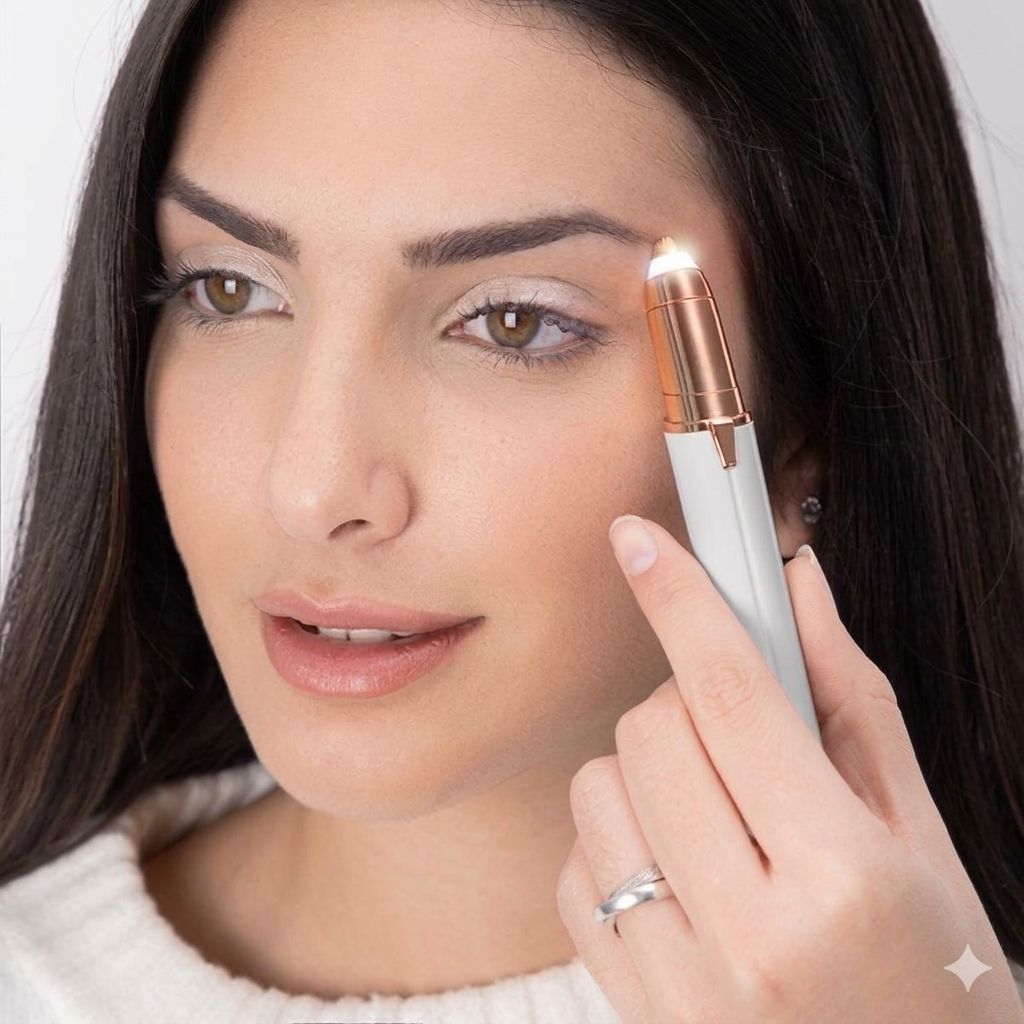 Depiladora facial de precisión con LED